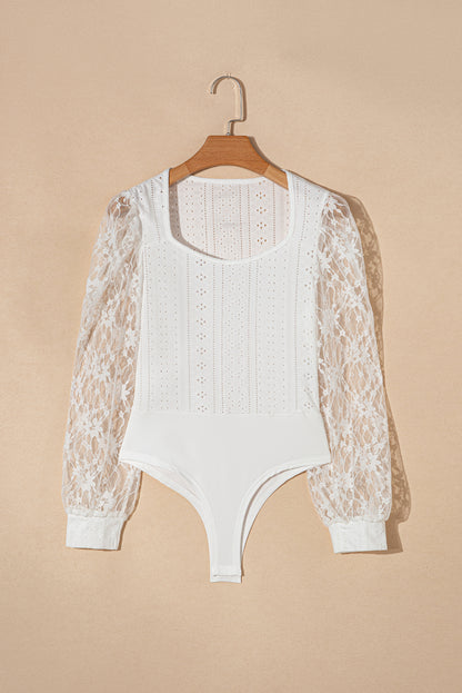 Lace Long Sleeve Bodysuit