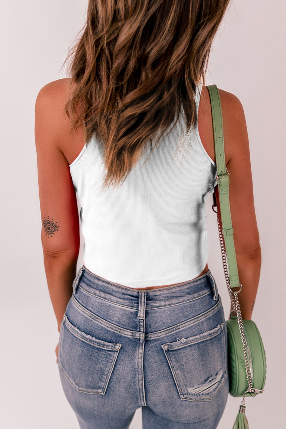 Casual Round Neck Tank Top