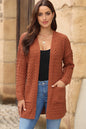 Dropped Shoulder Cardigan with Pockets