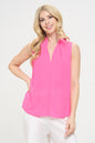 Trendy V-Neck Sleeveless Top