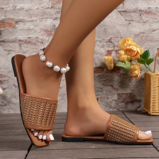 Woven Flat Sandals