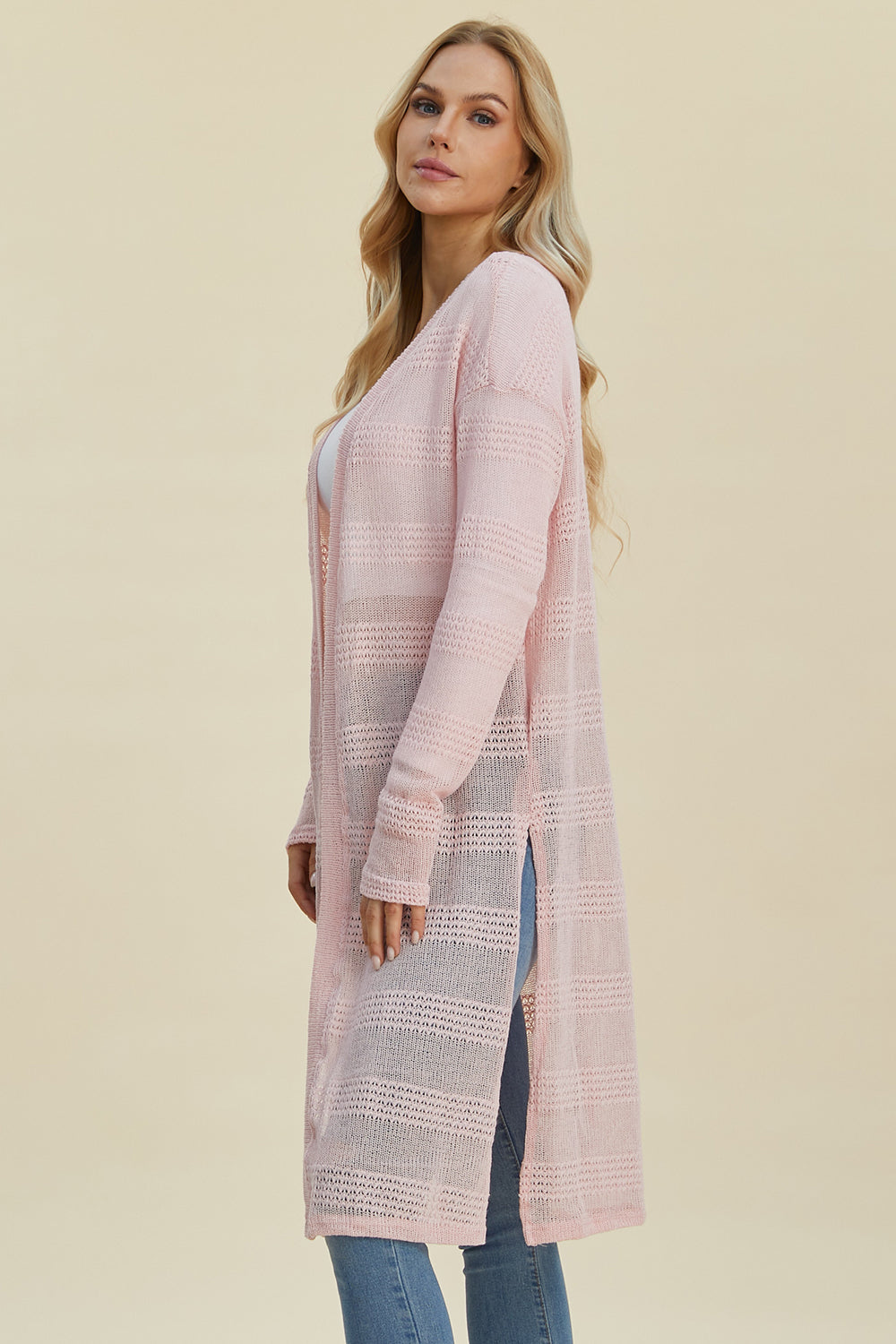 Double Take Longline Cardigan