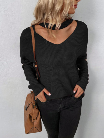 Cutout Detail Sweater