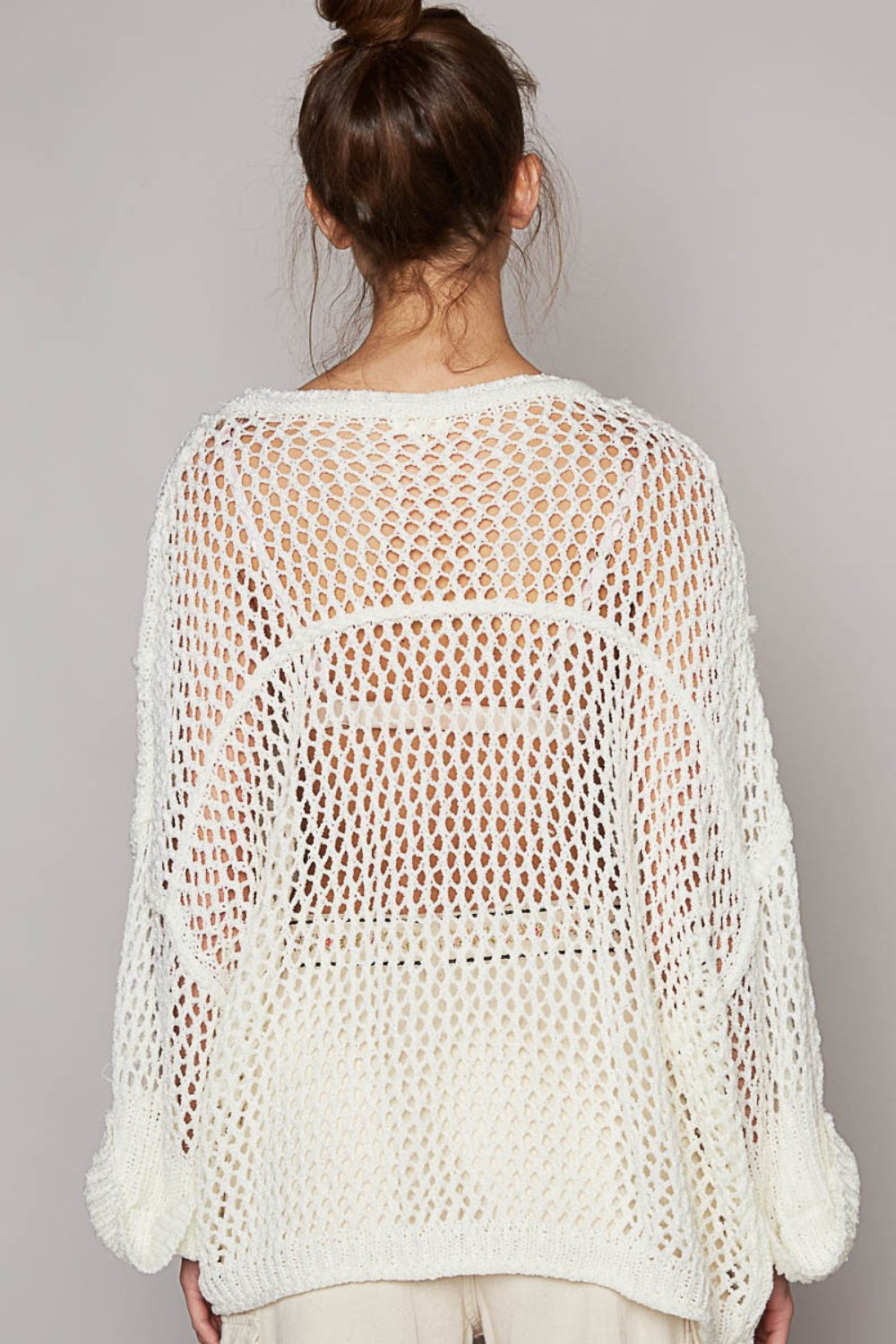 Long Sleeve Knit Cover Up