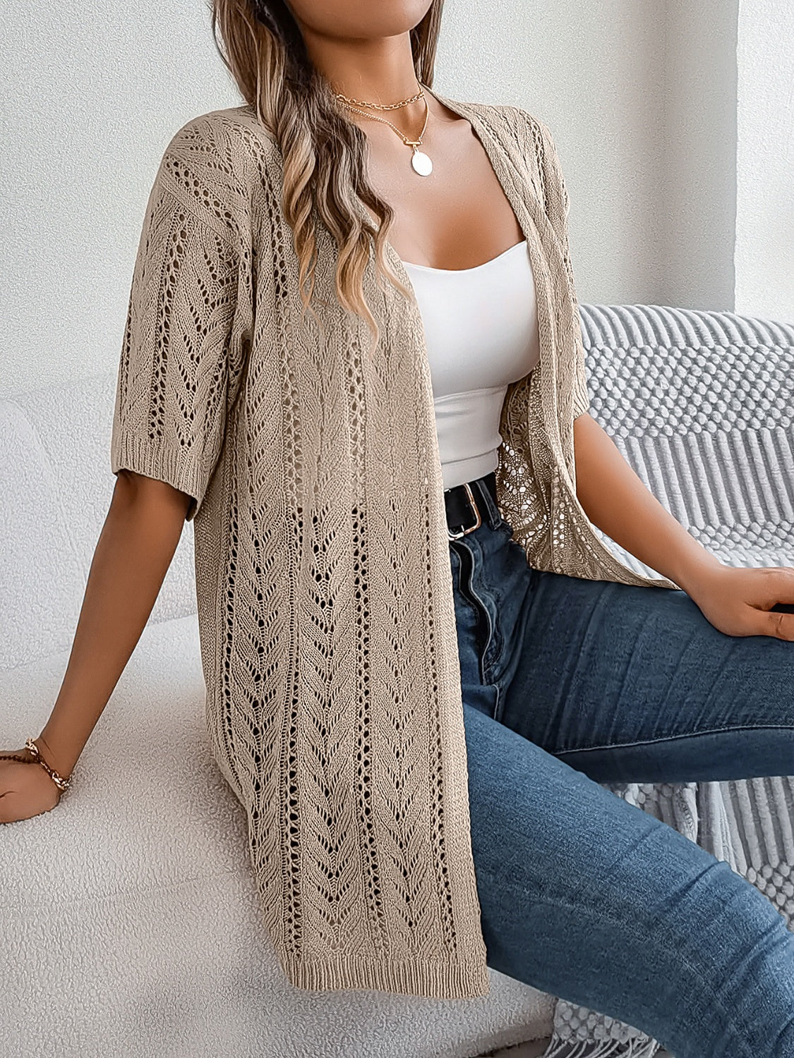 Half Sleeve Cardigan