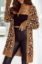 Full Size Leopard Cardigan