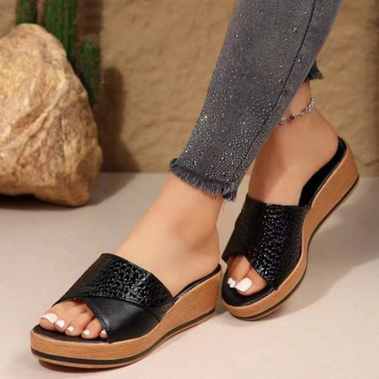 Leather Open Toe Sandals