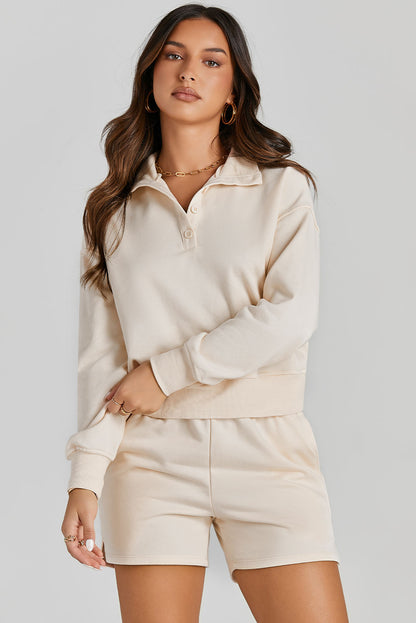 Sweatshirt and Shorts Active Set