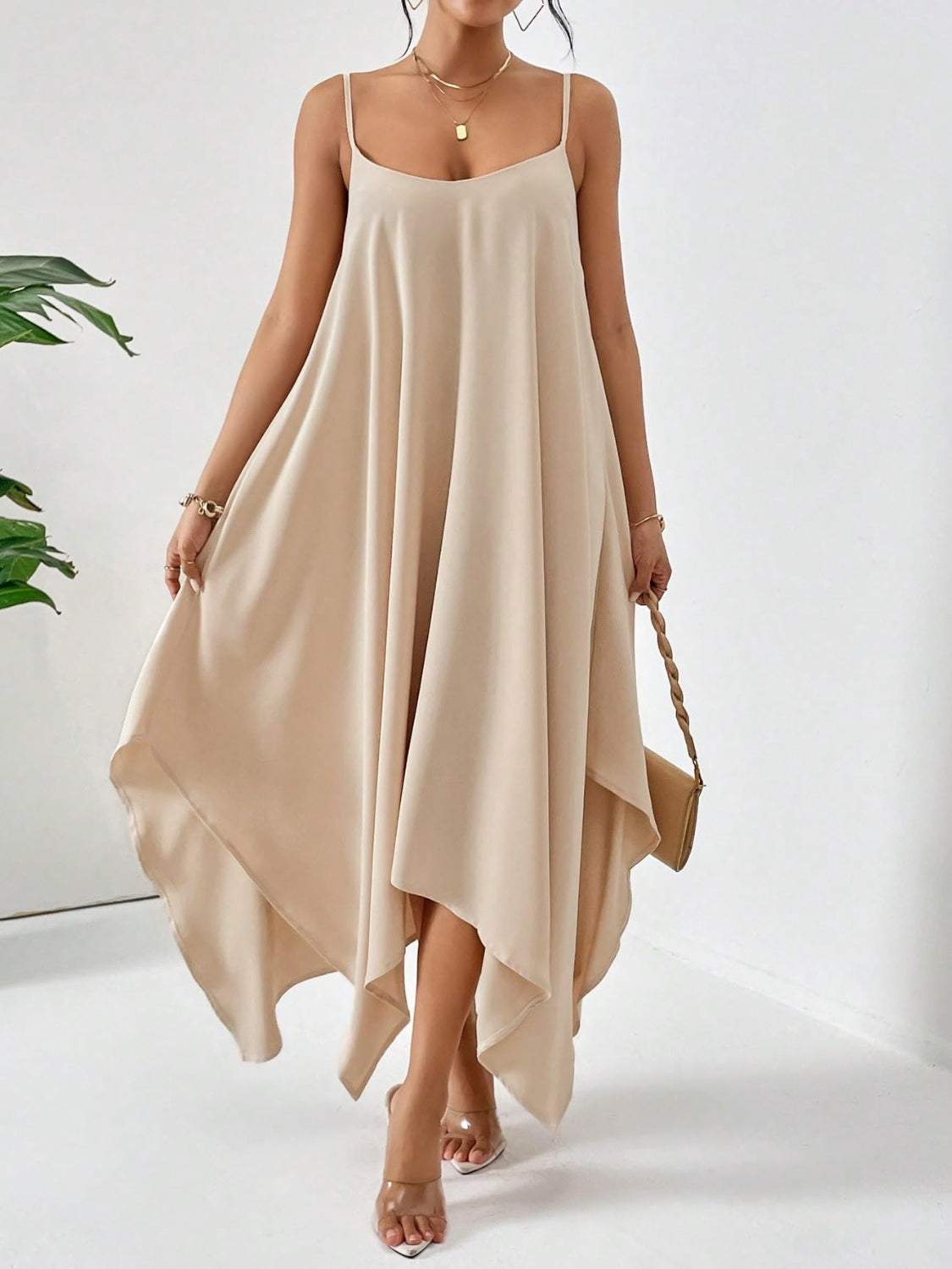 Midi Cami Dress - Elegant Aura Boutique