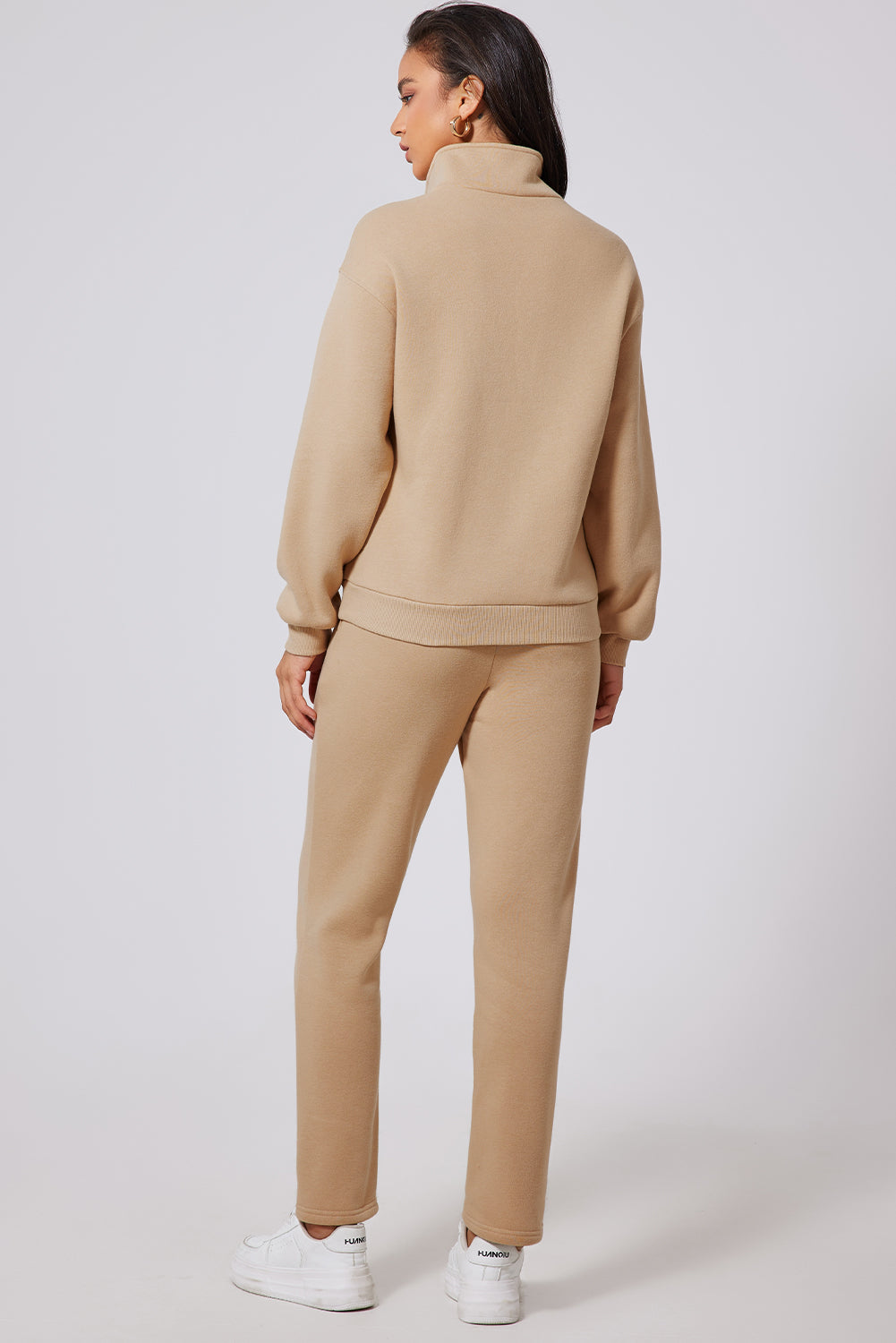 Turtleneck Top and Pants Active Set