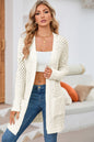 Dropped Shoulder Cardigan with Pockets