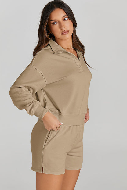 Sweatshirt and Shorts Active Set