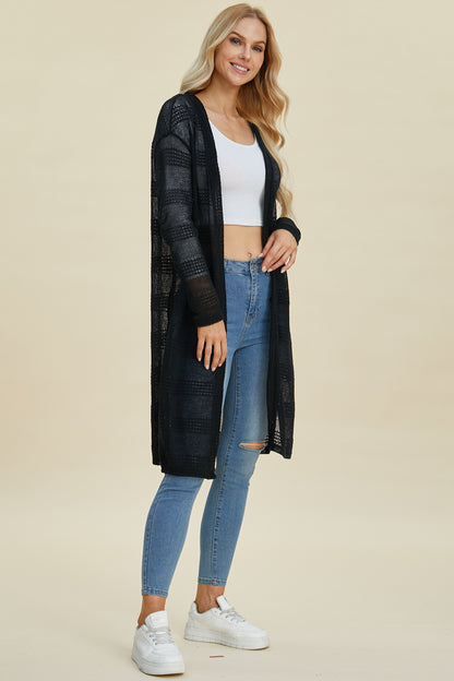 Double Take Longline Cardigan