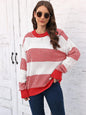 Round Neck Drop Shoulder Sweater