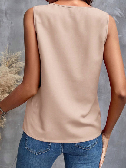 Ruffled V-Neck Blouse