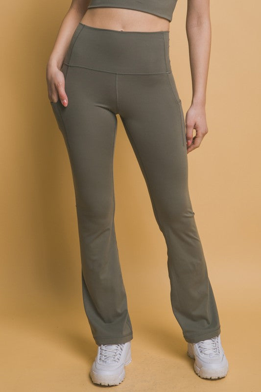 High Waist Active Leggings with Side Pockets