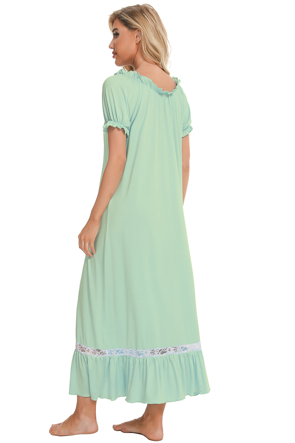 Short Sleeve Lounge Dress - Elegant Aura Boutique