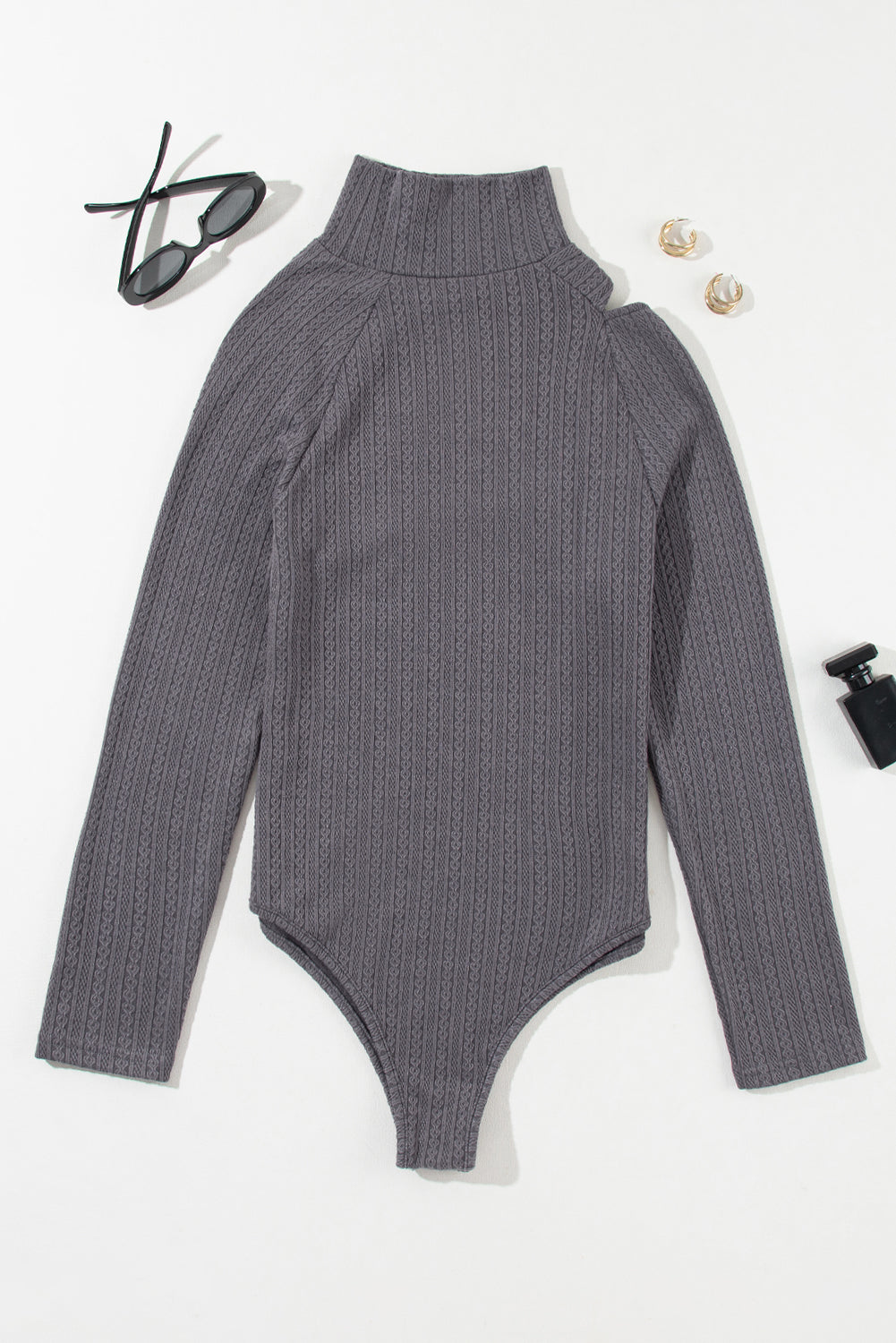 Mock Neck Long Sleeve Bodysuit