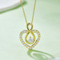 1 Carat Moissanite Heart Shape Necklace