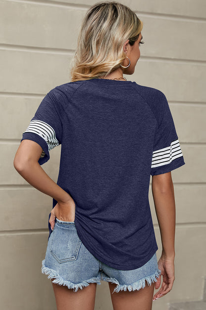 Striped Short Sleeve T-Shirt