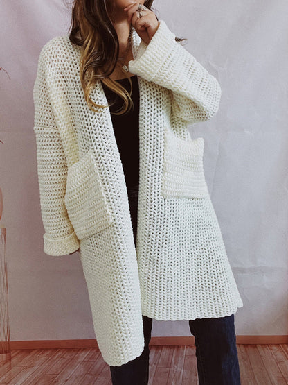 Long Sleeve Cardigan with Pockets