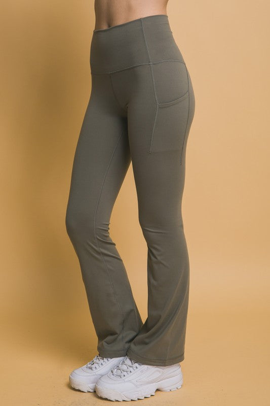 High Waist Active Leggings with Side Pockets