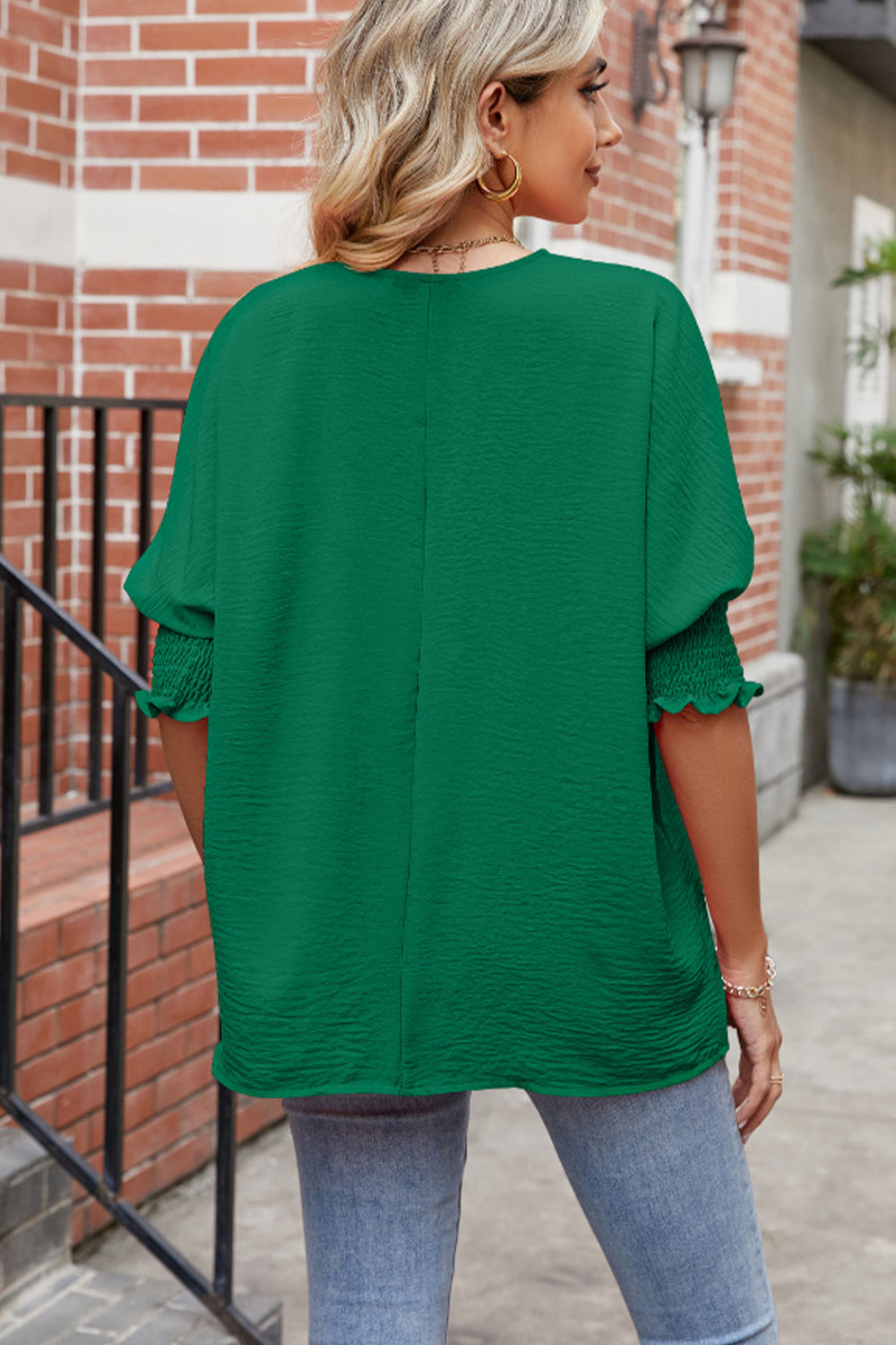 Lantern Sleeve Blouse