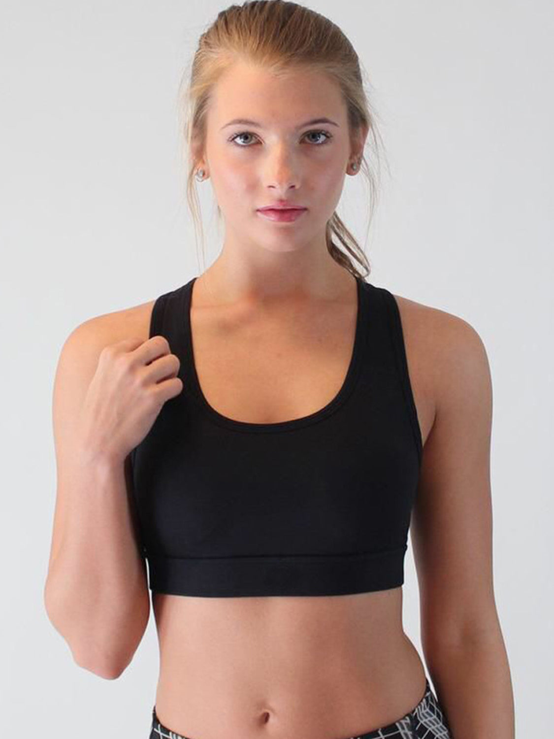 Cutout Scoop Neck Active Top