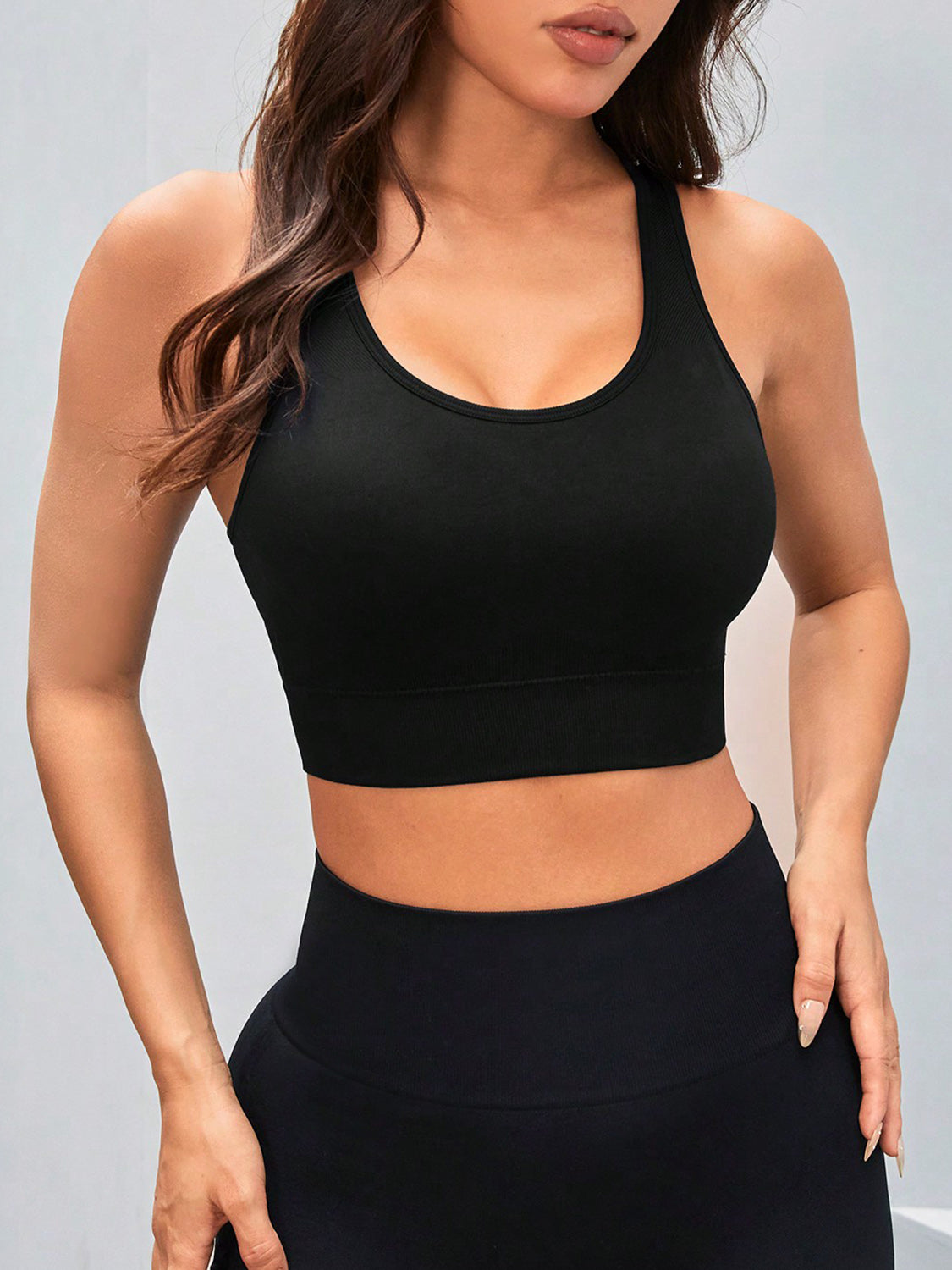 Racerback Scoop Neck Active Top