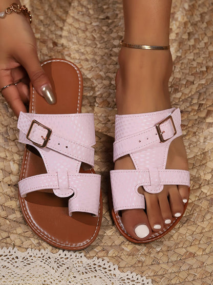 Leather Open Toe Sandals