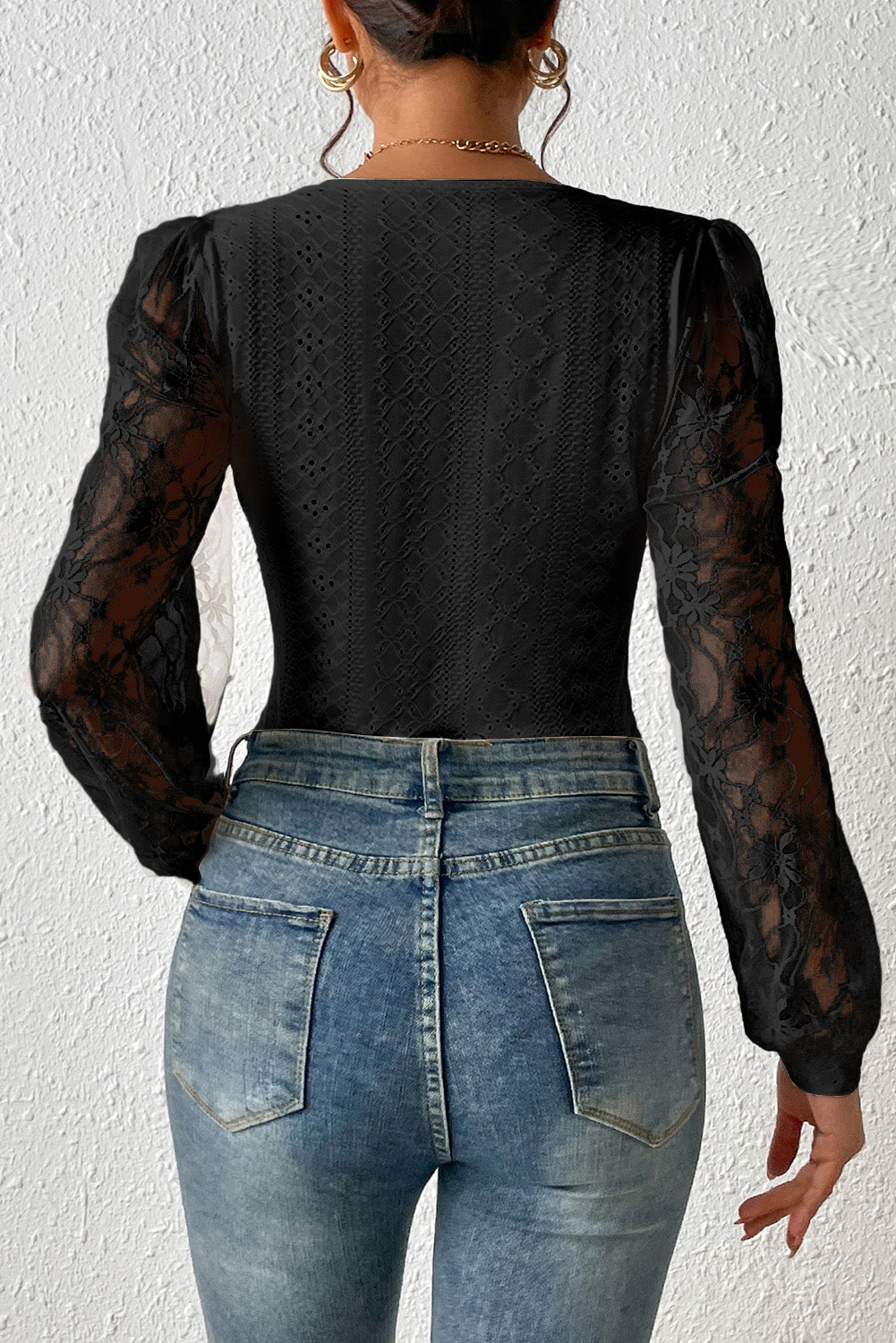 Lace Long Sleeve Bodysuit