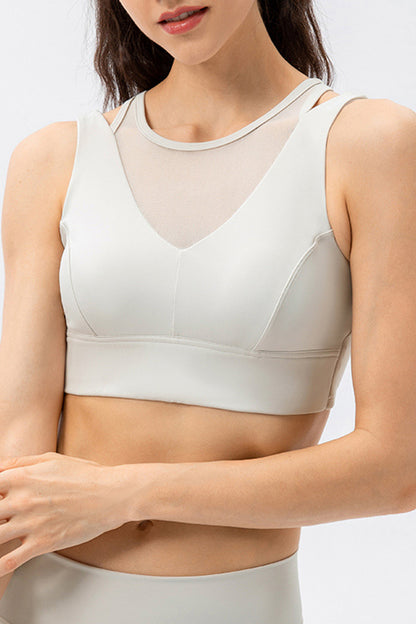 Cutout Wide Strap Active Top