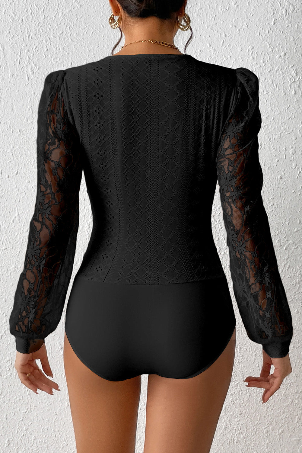 Lace Long Sleeve Bodysuit