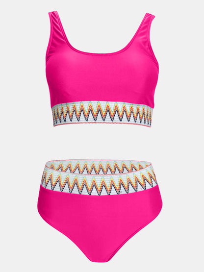 Wide Strap Two-Piece Swim Set