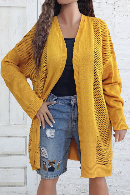 Long Sleeve Open Front Cardigan