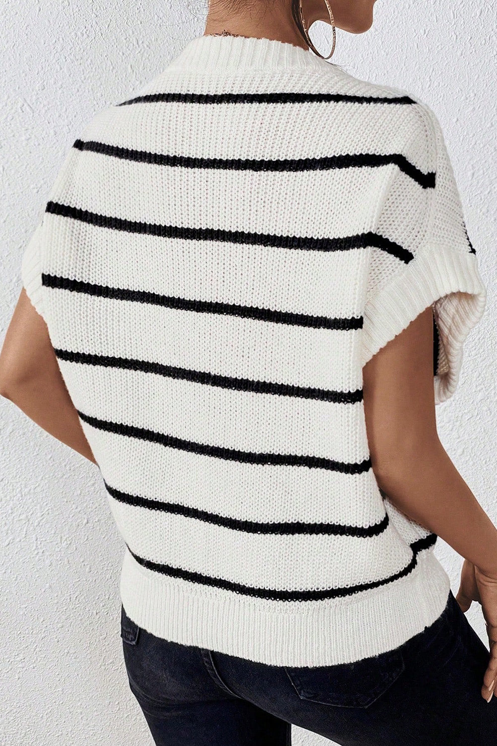 Striped Round Neck Sweater