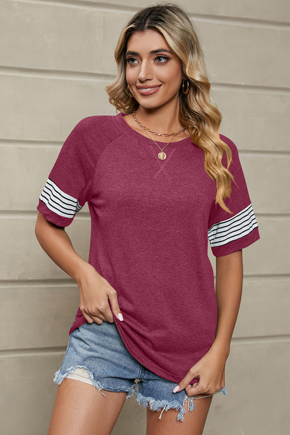 Striped Short Sleeve T-Shirt