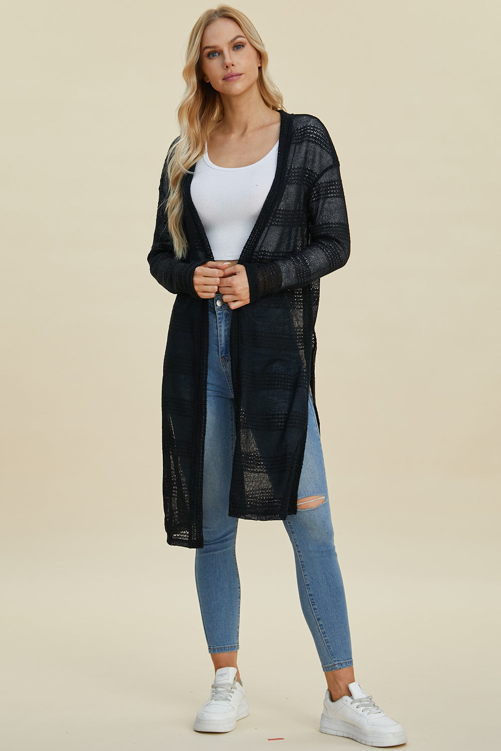 Double Take Longline Cardigan