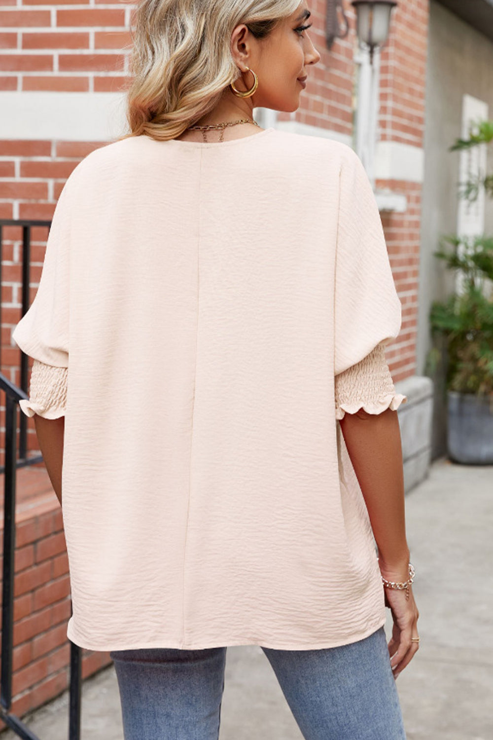 Lantern Sleeve Blouse