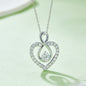 1 Carat Moissanite Heart Shape Necklace