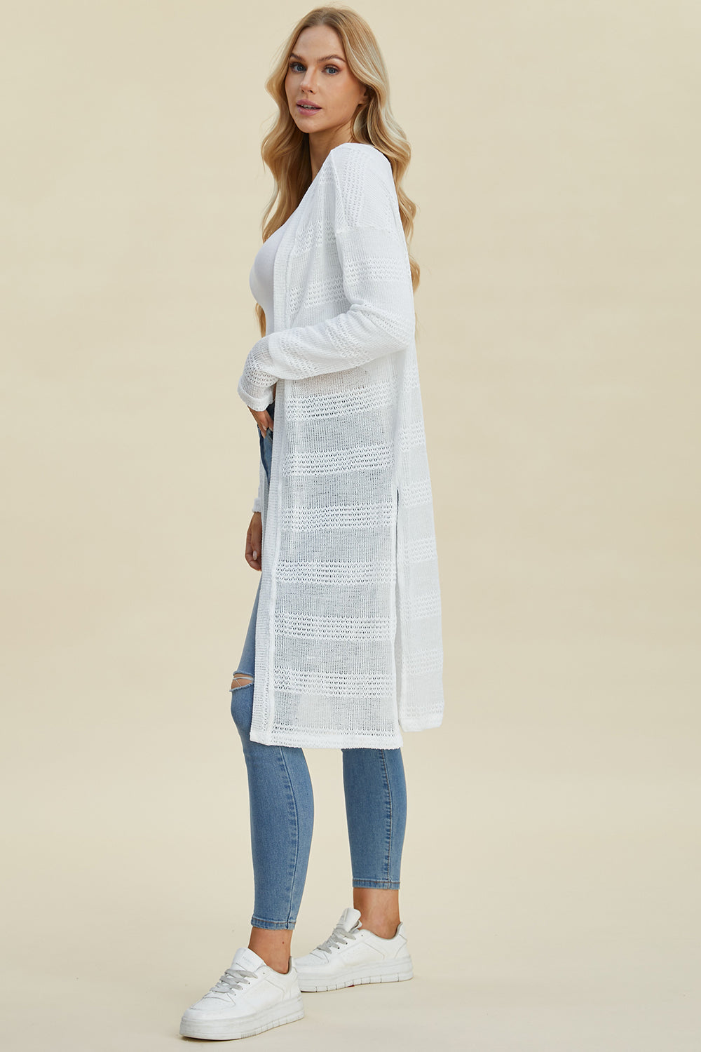 Double Take Longline Cardigan