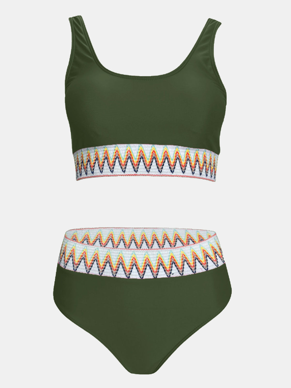 Wide Strap Two-Piece Swim Set