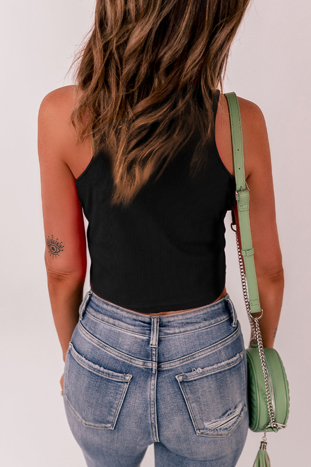 Casual Round Neck Tank Top